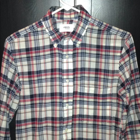 Designer Odin long sleeve button down - Picture 2 of 2